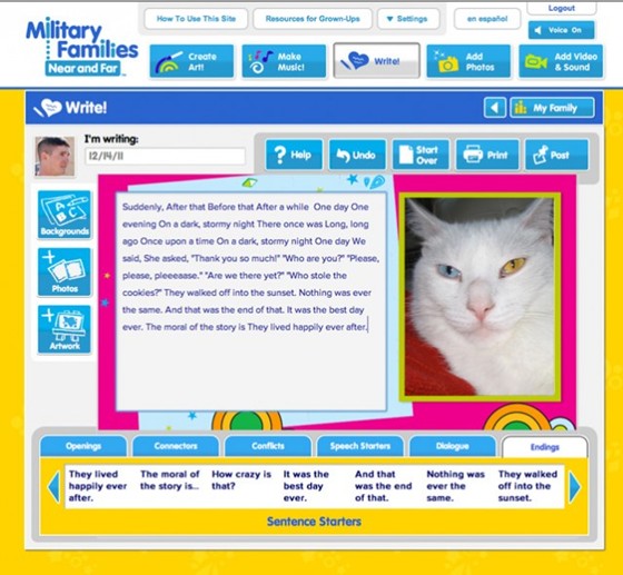 Websites: Military Families Near and Far Social Networking Website