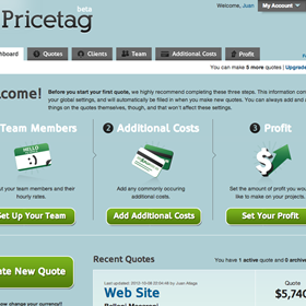 Websites: Pricetag